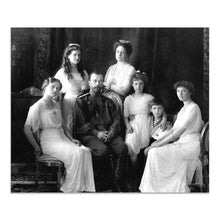 Load image into Gallery viewer, Digitally Restored and Enhanced 1913 Russian Imperial Family Photo Print - Vintage Photo of House of Romanov Poster - Old Wall Art Photo of Nicholas II