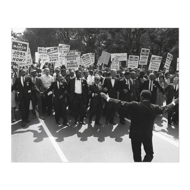 Digitally Restored and Enhanced 1963 Civil Rights Leaders Photo Print - The Head of The Civil Rights Marching on Washington DC Poster Wall Art Photo