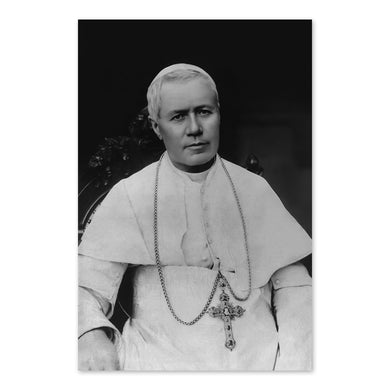Digitally Restored and Enhanced 1914 Pope St Pius X Photo Print - Vintage Portrait Photo of Giuseppe Melchiorre Sarto Pope Saint Pius X Wall Art Poster