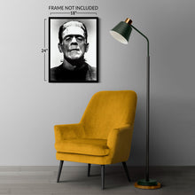 Cargar imagen en el visor de la galería, Digitally Restored and Enhanced 1935 Frankenstein's Monster Photo Print - Vintage Photo of English Actor Boris Karloff as Frankenstein Wall Art Poster