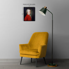 Cargar imagen en el visor de la galería, Digitally Restored and Enhanced 1819 Wolfgang Amadeus Mozart Photo Print - Vintage Portrait of Classical Music Composer Wolfgang Amadeus Mozart Poster
