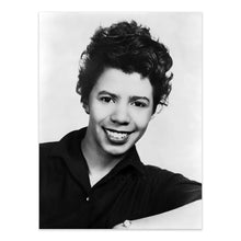 Load image into Gallery viewer, Digitally Restored and Enhanced 1959 Lorraine Hansberry Photo Print - Vintage Portrait Photo of Lorraine Vivian Hansberry Facing Front Wall Art Poster