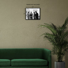 Load image into Gallery viewer, Digitally Restored and Enhanced 1970 President Richard Nixon Photo Print - Old Photo of President Nixon with Elvis Presley Delbert West & Jerry Schilling