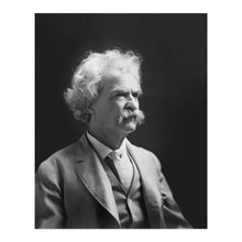 Cargar imagen en el visor de la galería, 1907 Mark Twain Photo Print - Vintage Portrait Photo of Mark Twain The Father of American Literature - Mark Twain Poster