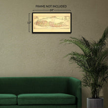 Load image into Gallery viewer, Digitally Restored and Enhanced 1884 Long Island New York Railroad Map - Victorian Era Transportation History - Archival Reproduction