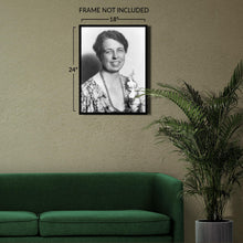 Cargar imagen en el visor de la galería, Digitally Restored and Enhanced 1933 First Lady Eleanor Roosevelt Portrait Photo - Vintage Photo of United States First Lady Eleanor Roosevelt Poster Print