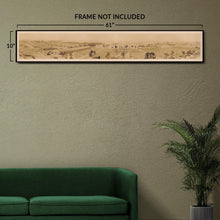 Cargar imagen en el visor de la galería, Digitally Restored and Enhanced 1919 Hampton Roads Virginia Naval Base Panoramic Photo - Military Installation Photography - Historical Document - Gallery Print