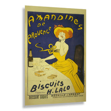 Load image into Gallery viewer, Digitally Restored and Enhanced 1900 Amandines de Provence French Biscuit Advertising Poster - Art Nouveau Era - Belle Epoque Art - Archival Reproduction