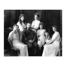 Load image into Gallery viewer, Digitally Restored and Enhanced 1913 Russian Imperial Family Photo Print - Vintage Photo of House of Romanov Poster - Old Wall Art Photo of Nicholas II