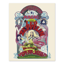 Load image into Gallery viewer, Digitally Restored and Enhanced 1971 Led Zeppelin Poster Matte - Vintage Poster of Led Zeppelin United Kingdom Concert Tour - Led Zeppelin Wall Art Poster