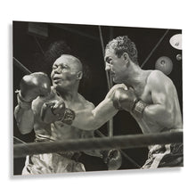 Load image into Gallery viewer, Digitally Restored and Enhanced 1952 Rocky Marciano Photo Print - Vintage Photo of Rocky Marciano Knocking Out Jersey Joe Walcott - Rocky Marciano Poster