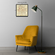 Cargar imagen en el visor de la galería, Digitally Restored and Enhanced 1881 Yellowstone National Park Map Poster - Vintage Map of The Yellowstone National Park Poster Wall Art Print