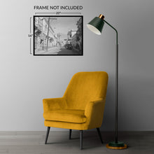 Cargar imagen en el visor de la galería, Digital Enhanced and Restored 1941 Manati Puerto Rico Photo Print - Vintage Photo of Street in Manati Puerto Rico Shopping District Poster