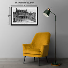 Load image into Gallery viewer, Digitally Restored and Enhanced 1904 The Old Tun Tavern Photo Print - Vintage Photo of The Old Tun Tavern Brewery in Philadelphia Poster