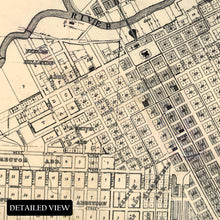 Load image into Gallery viewer, Digitally Restored and Enhanced 1880 Fort Worth Map Print - Vintage Map of Fort Worth Texas and Vicinity - Historic Fort Worth Texas Map Wall Art Poster