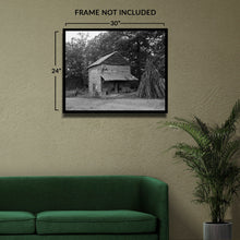 Load image into Gallery viewer, Digitally Restored and Enhanced 1939 Tobacco Barn Photo Print - Vintage Photo of A Tobacco Barn Near Gordonton North Carolina Wall Art Poster Print