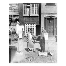 Load image into Gallery viewer, Digitally Restored and Enhanced 1923 Edna St Vincent Millay Photo Print - Old Poster Photo of Edna Saint Vincent Millay Edmund Wilson & Eugen Boissevain