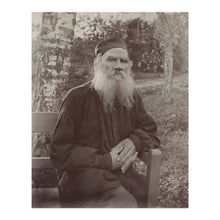 Load image into Gallery viewer, Digitally Restored and Enhanced 1897 Leo Tolstoy Photo Print - Vintage Portrait Photo of Leo Tolstoy - Lev Nikolayevich Tolstoy Wall Art Poster Photo