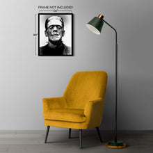Cargar imagen en el visor de la galería, Digitally Restored and Enhanced 1935 Frankenstein's Monster Photo Print - Vintage Photo of English Actor Boris Karloff as Frankenstein Wall Art Poster