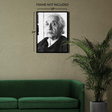 Cargar imagen en el visor de la galería, Digitally Restored and Enhanced 1945 Albert Einstein Portrait Photo - Physicist Scientist - Scientific History Photography - Archival Print