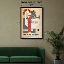 Load image into Gallery viewer, Digitally Restored and Enhanced 1936 New York Craft School WPA Federal Art Project Poster - Depression Era Art Deco - Archival Reproduction