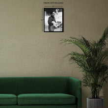 Cargar imagen en el visor de la galería, Digitally Restored and Enhanced 1965 Johnny Cash Photo Print - Vintage Photo of Johnny Cash Poster Playing His Guitar - Old Photo of Johnny Cash Wall Art