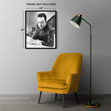 Cargar imagen en el visor de la galería, Digitally Restored and Enhanced 1957 Albert Camus Photo Print - Vintage Portrait Photo of Nobel Prize Winner Albert Camus Poster