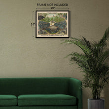 Cargar imagen en el visor de la galería, Digitally Restored and Enhanced 1877 Atlanta Campaign Photo Print - Vintage Photo of The Army of The Cumberland During A Church Service Poster Wall Art