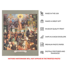 Cargar imagen en el visor de la galería, Digitally Restored and Enhanced 1900 Constitutional Convention Signing Founding Fathers Print - American Political History - Archival Reproduction
