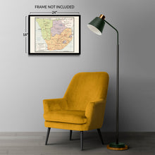 Load image into Gallery viewer, Digitally Restored and Enhanced 1963 South Africa Map Print - Vintage Map of South Africa Wall Art - Old Map of The Republic of South Africa Poster