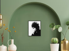 Cargar imagen en el visor de la galería, Digitally Restored and Enhanced 1967 Bob Dylan Photo Print - Vintage Portrait Photo of Singer Songwriter Bob Dylan Poster Wall Art
