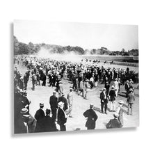 Load image into Gallery viewer, Digitally Restored and Enhanced 1913 Saratoga Race Track Photo Print - Old Photo of Saratoga Horse Racing Poster - Saratoga Race Course Wall Art Photo
