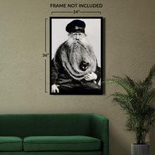 Cargar imagen en el visor de la galería, Digitally Restored and Enhanced 1890 Louis Coulon Photo Print - Vintage Photo of Louis Coulon de Villiers - Old Photo of Metallurgist Louis Coulon Poster