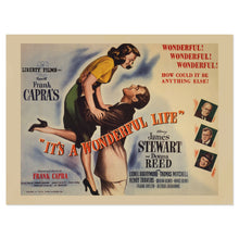 Load image into Gallery viewer, Digitally Restored and Enhanced 1946 It's A Wonderful Life Poster Matte Print - Old Poster Print of Frank Capra's It's A Wonderful Life by Liberty Films