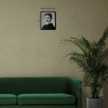 Load image into Gallery viewer, Digitally Restored and Enhanced 1900 Nicola Tesla Photo Print - Vintage Portrait Photo of Nicola Tesla - Old Photo of Inventor Nicola Tesla Poster Wall Art