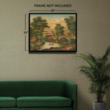 Load image into Gallery viewer, Digitally Restored and Enhanced 1885 An American Home Country Life Art Print - Victorian Domestic Landscape - Museum-Quality Print
