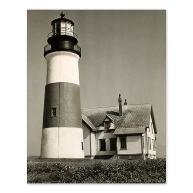 Digitally Restored and Enhanced 1953 Sankaty Lighthouse Poster Photo - Vintage Photo of Sankaty Head Lighthouse Siasconset Nantucket Wall Art Print