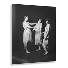 Load image into Gallery viewer, Digitally Restored and Enhanced 1924 Barnard College Group Photo Print - Vintage Poster Photo of Barnard College Dancers with Miss Larsen by Arnold Genthe