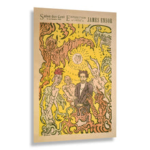 Load image into Gallery viewer, Digitally Restored and Enhanced 1896 Salon des Cent Paris Self Portrait Exhibition Poster - Art Nouveau Era - Belle Epoque Art - Archival Reproduction