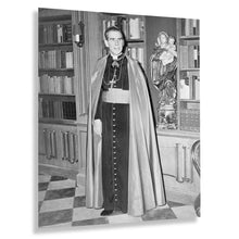 Cargar imagen en el visor de la galería, Digitally Restored and Enhanced 1952 Bishop Fulton J Sheen Photo Print - Vintage Photo of Bishop Fulton Sheen Poster