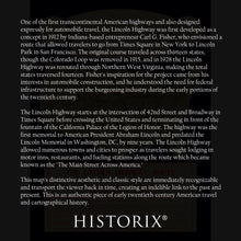 Load image into Gallery viewer, Digitally Restored and Enhanced 1845 Lincoln Highway Map Poster - Vintage Map Print of The Lincoln Highway Route from New York City to San Francisco