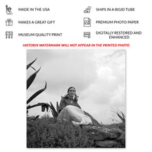 Load image into Gallery viewer, 1937 Frida Kahlo Photo Print - Vintage Photo of Frida Kahlo for Vogue Magazine Senoras of Mexico - Frida Kahlo Wall Art Poster