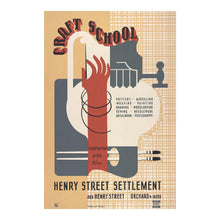 Load image into Gallery viewer, Digitally Restored and Enhanced 1936 New York Craft School WPA Federal Art Project Poster - Depression Era Art Deco - Archival Reproduction