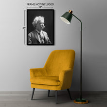 Cargar imagen en el visor de la galería, 1907 Mark Twain Photo Print - Vintage Portrait Photo of Mark Twain The Father of American Literature - Mark Twain Poster