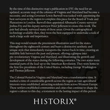 Cargar imagen en el visor de la galería, Digitally Restored and Enhanced 1757 Virginia and Maryland Map Print - Vintage Map of Virginia & Maryland Poster - Carte de la Virginie et du Maryland