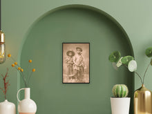 Cargar imagen en el visor de la galería, Digitally Restored and Enhanced 1860 Two African American Boys Photo Print - Vintage Photo Two Enslaved African American Boys