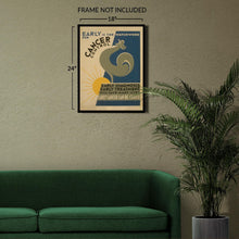 Load image into Gallery viewer, Digitally Restored and Enhanced 1938 New York Cancer Control Public Health WPA Federal Art Project Poster - Depression Era Art Deco - Archival Reproduction