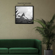Load image into Gallery viewer, 1937 Frida Kahlo Photo Print - Vintage Photo of Frida Kahlo for Vogue Magazine Senoras of Mexico - Frida Kahlo Wall Art Poster