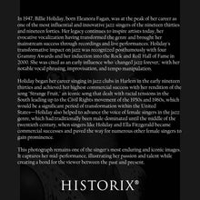 Cargar imagen en el visor de la galería, Digitally Restored and Enhanced 1947 Billie Holiday Photo Print - Vintage Photo of Billie Holiday Poster - Lady Day Billie Holiday Print Photo Wall Art