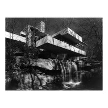 Load image into Gallery viewer, Digitally Restored and Enhanced 1939 Falling Water Poster Photo Print - Vintage Wall Art Photo Print of The Falling Water Dwelling by Frank Lloyd Wright